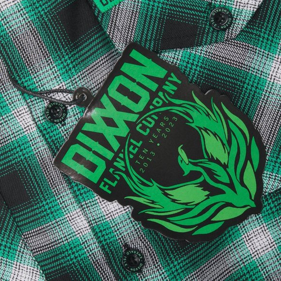 DIXXON Flannel EMERALD ISLE 10YR Flannel Shirt Men's M - Picture 4 of 11